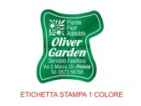 Etichette adesive per fioristi, fiorai e vivaisti (mm 35x30)  (cod.23G)